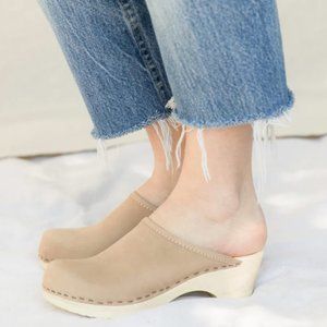 No.6 Clog Valley Base Low in Bone 36/6